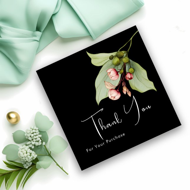 Custom Floral Business "Thank You" Insert Card (Creator Uploaded)