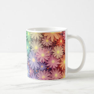 Custom Floral Design Coffee Mug