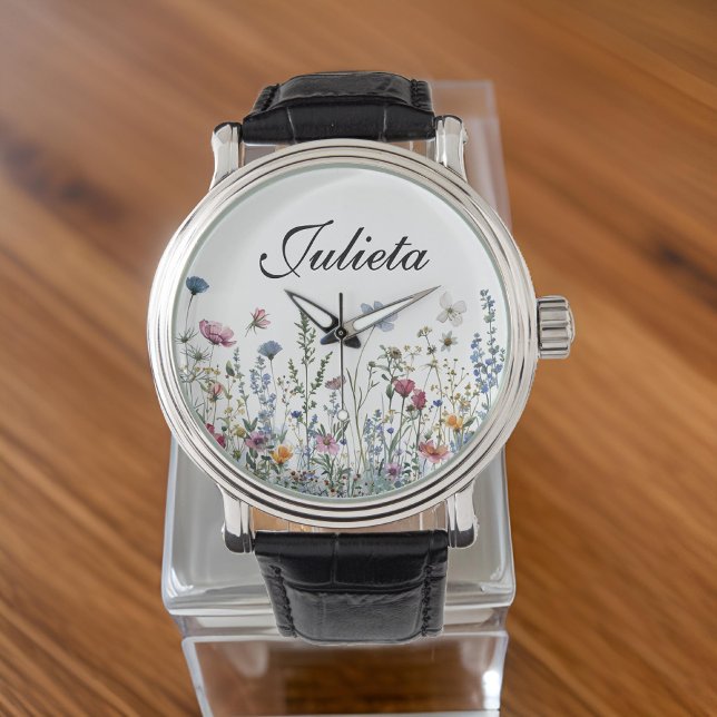Custom Floral eWatch, Gift for Her, Mum, Women Watch (floral smartwatch band, graduation gift for her, Christmas gift for women, birthday present for mom)