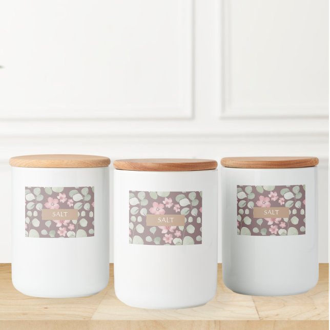 Custom floral labels, Handmade jam labels (Creator Uploaded)