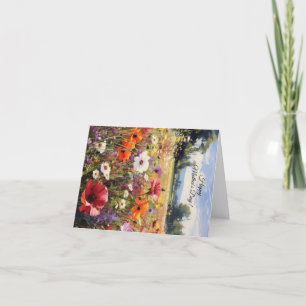 Custom Floral Mother's Day card