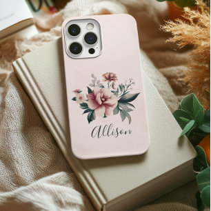 Custom Floral Phone Case for Bridesmaids Gift
