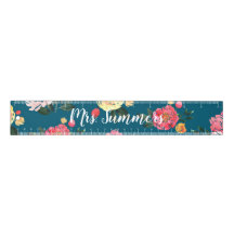 Custom Floral Ruler