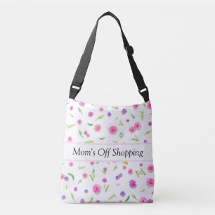 Custom Floral Tote Bag Gift for Mom Friend
