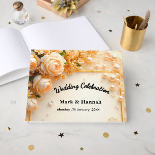 Custom Floral Wedding Celebration– Personalised Guest Book