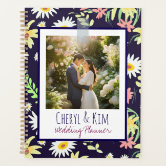 Custom Floral Wedding Planner | Personalised Photo