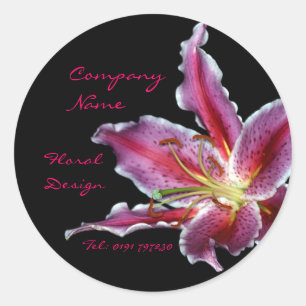 Custom florist business sticker