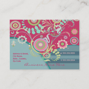 Custom Florist / Other Business Card