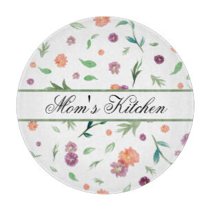 Custom Flower Kitchen Board – Gift for Nature Mom