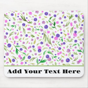 Custom Flower Mouse Pad – Gift for Nature Lovers