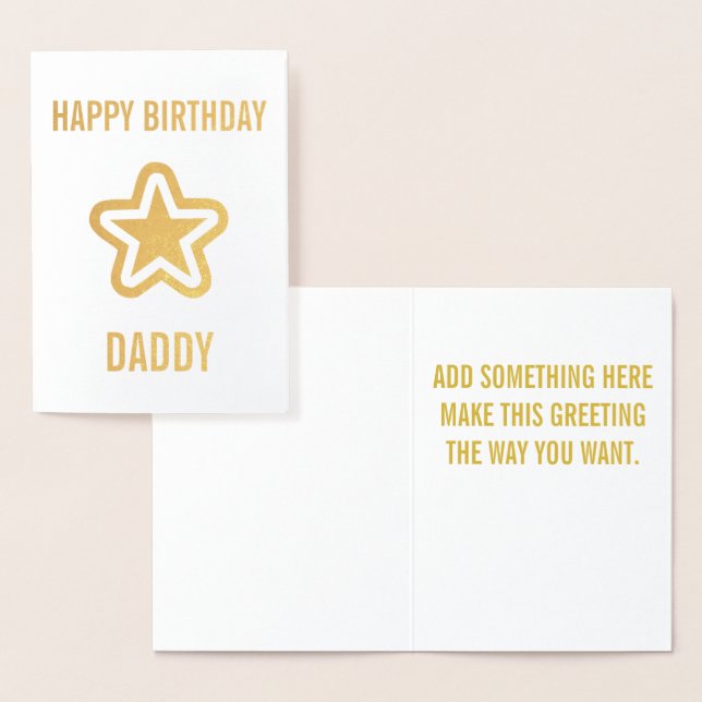 Custom Foil Card (Display)