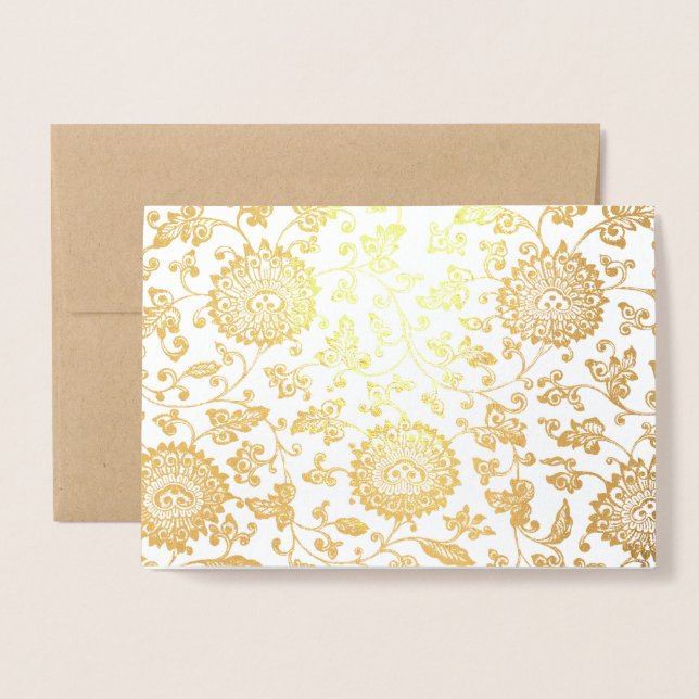 Custom  foil card (Front With Envelope)