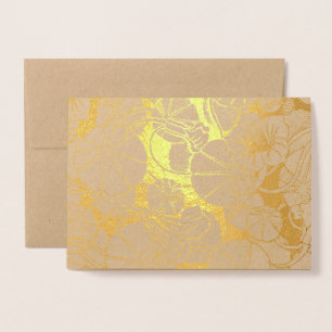 Custom foil card
