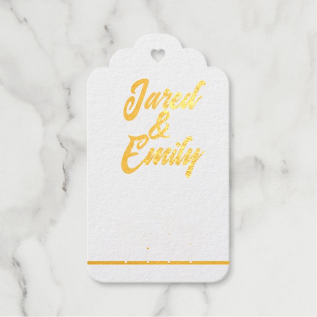 Custom Foil Gift Tag (Front)