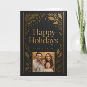 Custom Folded Holiday Card, Size: Standard, 5" x 7