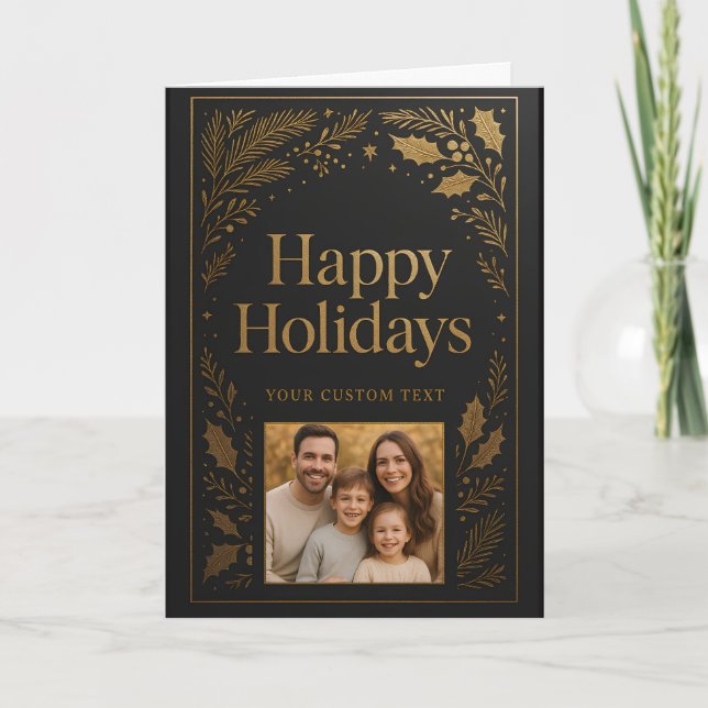 Custom Folded Holiday Card, Size: Standard, 5" x 7 (Front)
