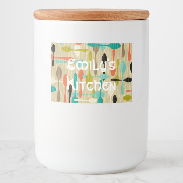 Custom Food Container Label (Front)