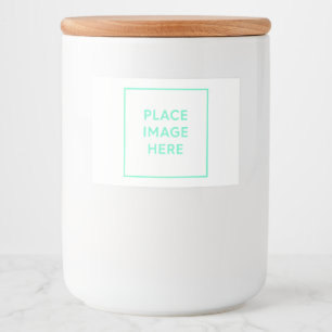 Custom Food Container Label (3" x 2")