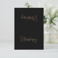 Custom Food Label Tent Card - Shelby