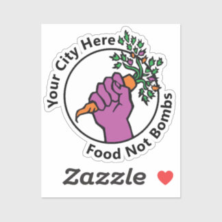 Custom Food Not Bombs logo