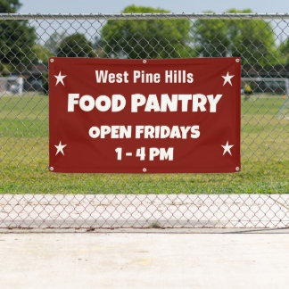 Custom Food Pantry Banner