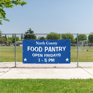 Custom Food Pantry Banner