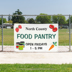 Custom Food Pantry Banner