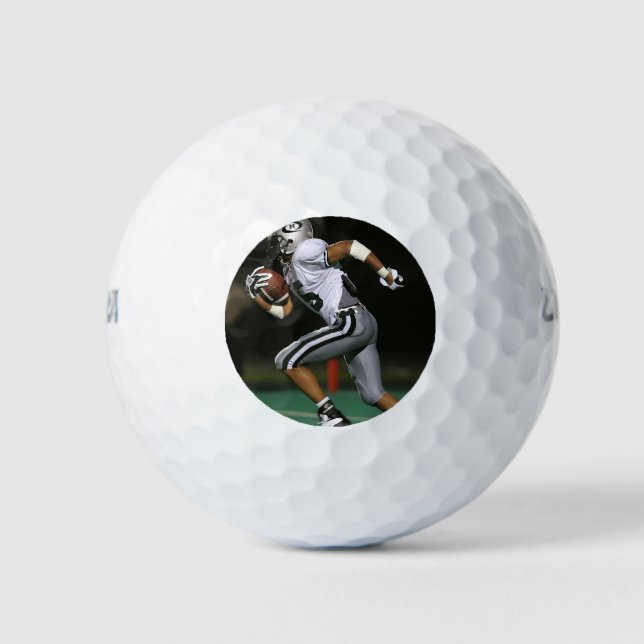 Custom Football Photo Sports  Golf Balls (Front)