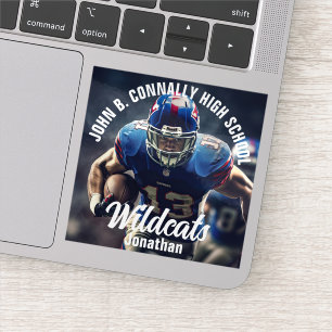 Custom Football Player Photo High School Laptop