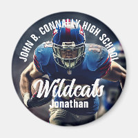 Custom Football Player Photo High School Spirit