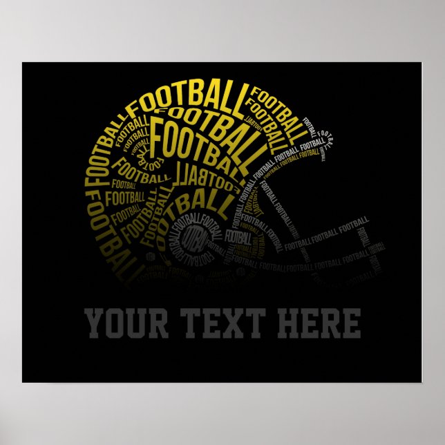 Custom Football Poster (Front)