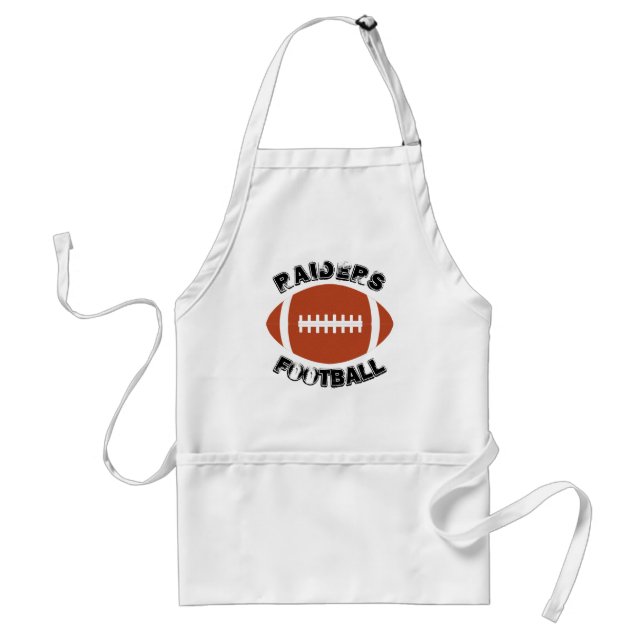 Custom Football Team Name or Text Tailgating Cook Standard Apron (Front)