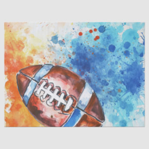 Custom Football Theme Party Tissue Paper