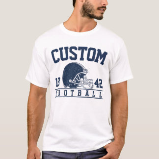 Custom Football Vintage Graphic Tee