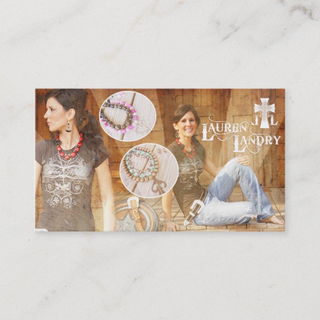 Custom for Lauren Business Card (Front)