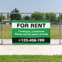 Custom For Rent Real Estate Black Green