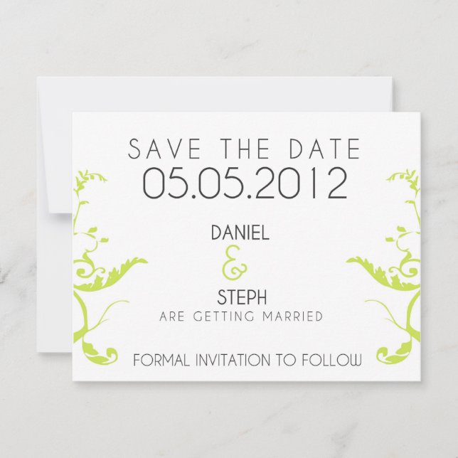 Custom for Stephanie Save The Date (Front)