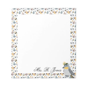 Custom For The Birds Notepad