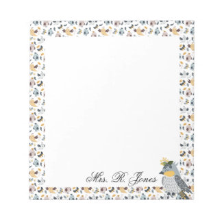 Custom For The Birds Notepad