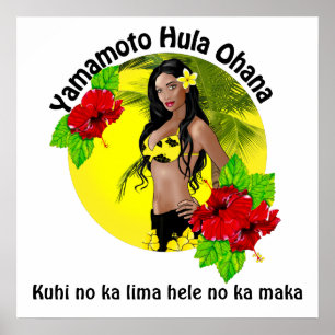Custom For Yamamoto Hula Ohana Poster 2