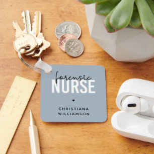 Custom Forensic Nurse Forensic Nursing Gifts Key Ring