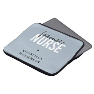 Custom Forensic Nurse   Forensic Nursing Gifts Laptop Sleeve