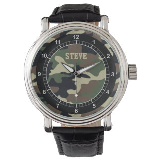 Custom Forest Camo Watch