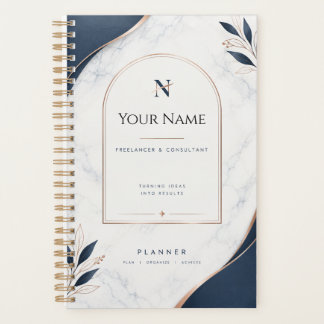 Custom Freelancer & Consultant Planner | Chic Navy