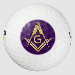 Custom Freemason Gifts   Masonic Golf Ball Stamp