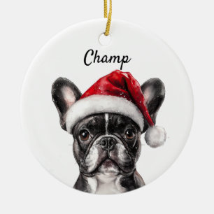 Custom French Bulldog Ceramic Ornament