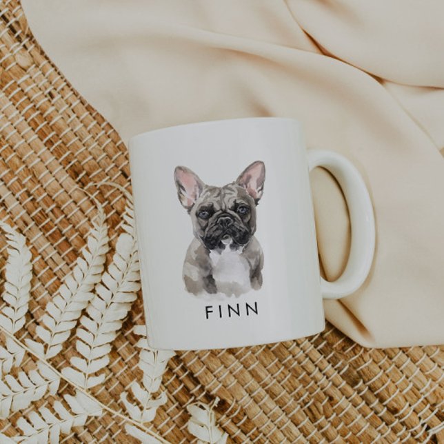 Custom French Bulldog Dog Lover Gifts Coffee Mug (Creator Uploaded)