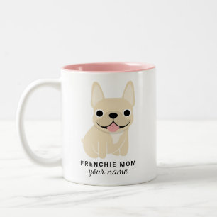 Custom French Bulldog Mug Name & Phrase & colour