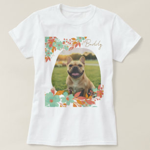 Custom French Bulldog Photo Personalised Frenchie T-Shirt