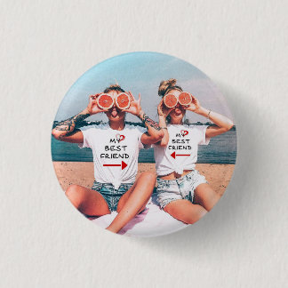 Custom Friendship Picture Carryall 3 Cm Round Badge